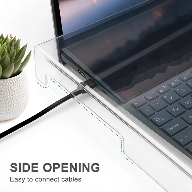 Alt view image 5 of 7 - 15.6 Inch Laptop Clear Acrylic Keyboard Cover Waterproof Protector Spill Proof & Anti-Cat Anti-Dust Transparent Keyboard Protector Cover for Home School Office