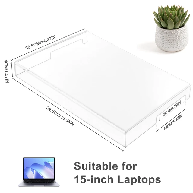 Alt view image 4 of 7 - 15.6 Inch Laptop Clear Acrylic Keyboard Cover Waterproof Protector Spill Proof & Anti-Cat Anti-Dust Transparent Keyboard Protector Cover for Home School Office