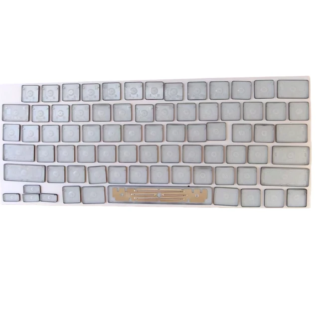 Alt view image 4 of 6 - Replacement Keyboard Keycap Keycaps Keys Compatible with MacBook Pro/Air Retina 13.6/14/15/16 inch M3/M4 Pro/Max Model A3185 A3186 A3401 A3112 A3403 A3240 A3241 2024-2025 Year (Black)