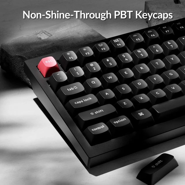 Alt view image 6 of 7 - OSA Profile Double-Shot PBT Keycap Full Keycap Set (141 Keys) - White on Black, Compatible with MX Mechanical Switches, Non-Shine-Through, Fits ANSI Layouts (100%, TKL, 96%, 75%, 65%, 60%)