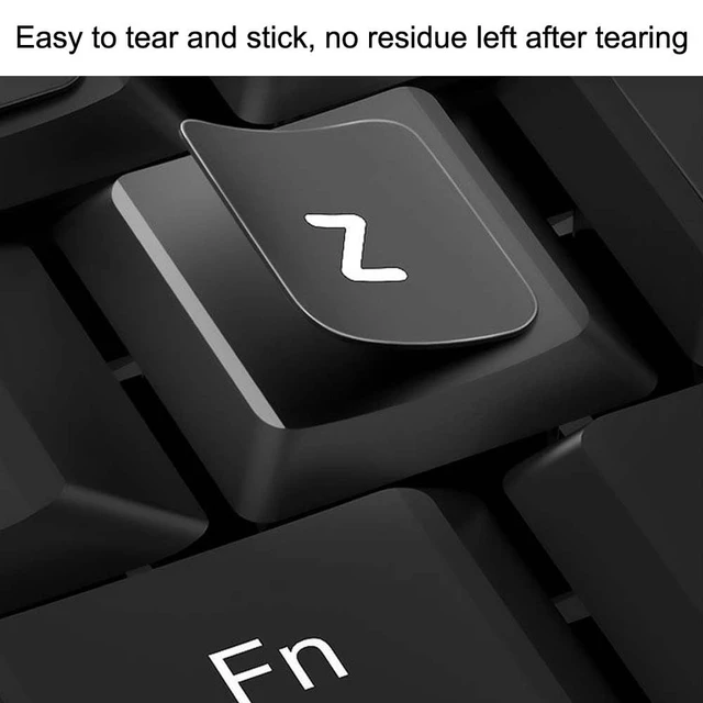 Alt view image 5 of 7 - Replacement English Keyboard Letter Stickers, Universal English Keyboard Stickers with Black Background and White Lettering for PC Computer Laptop Desktop(3PCS,English)