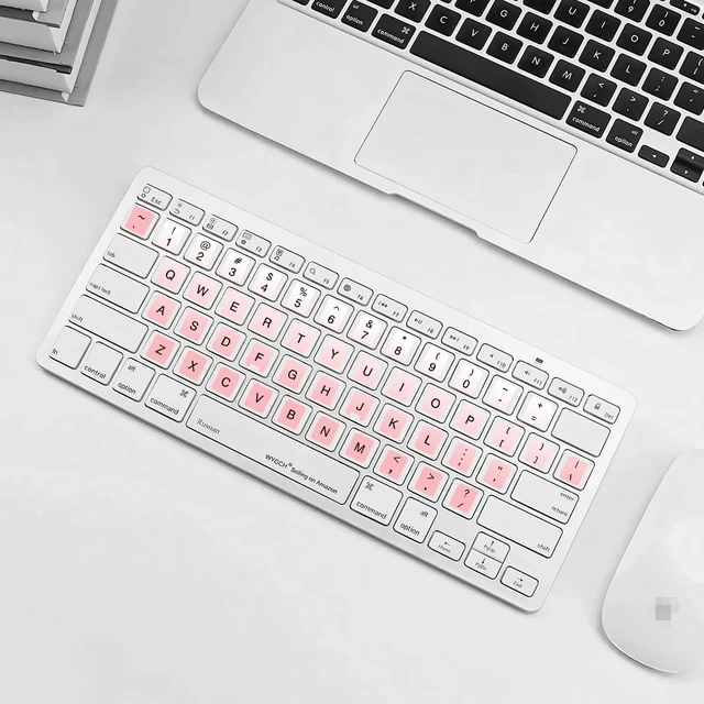 Alt view image 7 of 7 - 2pcs Colorful Keyboard Stickers, Universal Computer Keyboard Decals | Replacement Letter Stickers for Keyboard, Easy Application,Strong Adhesion, Non-Damaging to Keyboard, Laptop Decals-Pink