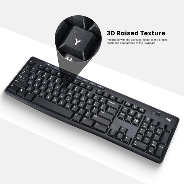 Alt view image 2 of 6 - 2PCS English Keyboard Letter Stickers for Laptop Notebook Computer Desktop 3D Keyboard Letters Replacement Stickers, Borderless Characters, Peel-off Film-Only Leave Letters, Easy to apply with Tweezer