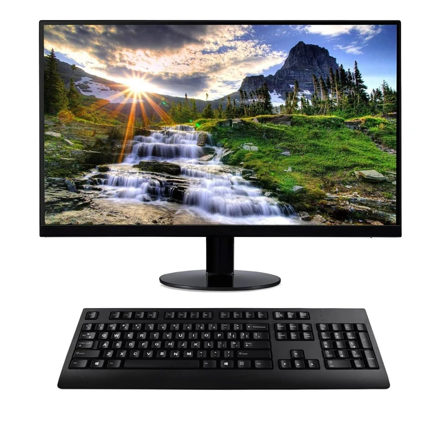 Alt view image 7 of 7 - 2 Pack English Keyboard Stickers Big Letter Full Set (120 Pcs), Universal PC Computer Laptop Desktop Keyboard Replacement English Keyboard Stickers, Black Background with White Lettering