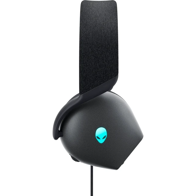 Alt view image 5 of 7 - Wired Gaming Headset AW520H | HiRes Audio 2040kHz, Memory Foam Breathable Earpads, Dark Side of the Moon, Retractable Mic, 3.5mm to USB Adapter