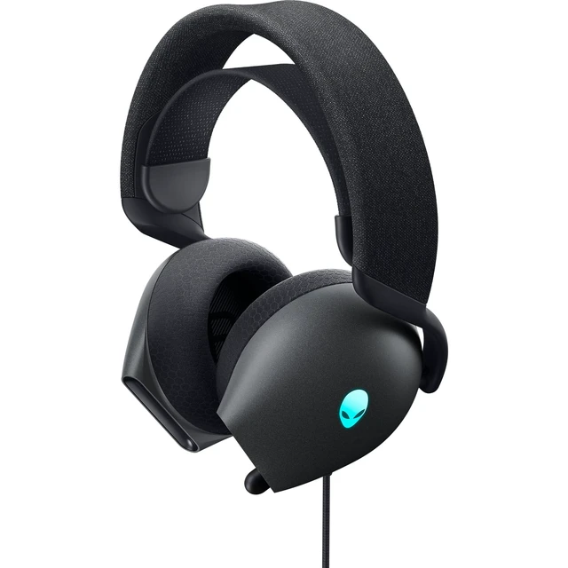 Alt view image 6 of 7 - Wired Gaming Headset AW520H | HiRes Audio 2040kHz, Memory Foam Breathable Earpads, Dark Side of the Moon, Retractable Mic, 3.5mm to USB Adapter