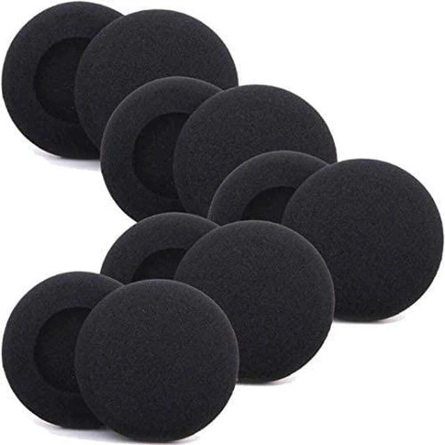 Main image of Ear Cushions Foam Replacement for Supra Plus Encore and Most Standard Size Office Telephone Headsets H251 H251N H261 H261N H351 H351N H361 H361N Headphones Disposable Covers, 5 Pairs (10)