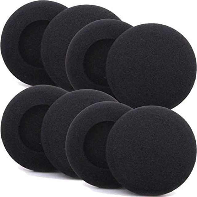Alt view image 2 of 3 - Ear Cushions Foam Replacement for Supra Plus Encore and Most Standard Size Office Telephone Headsets H251 H251N H261 H261N H351 H351N H361 H361N Headphones Disposable Covers, 5 Pairs (10)