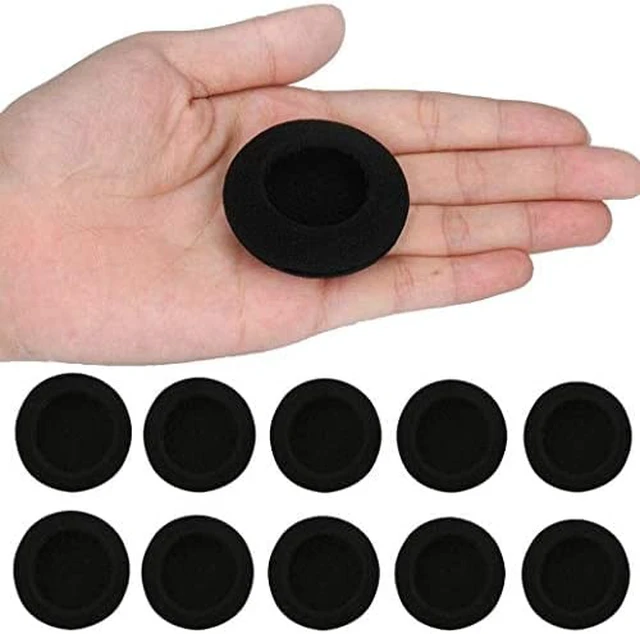Alt view image 3 of 3 - Ear Cushions Foam Replacement for Supra Plus Encore and Most Standard Size Office Telephone Headsets H251 H251N H261 H261N H351 H351N H361 H361N Headphones Disposable Covers, 5 Pairs (10)
