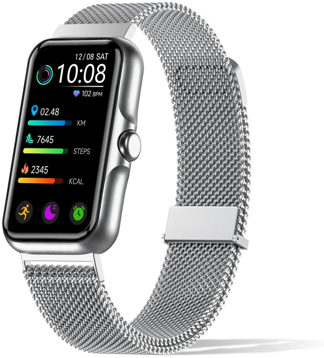 Main image of Fitness Tracker with 24/7 Continuous Heart Rate, Blood Oxy-gen Monitor, Smart Watch with Sleep Monitor, IP68 Waterproof Activity Tracker Step Counter for Women Men