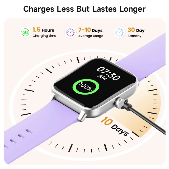 Alt view image 6 of 7 - Smart Watch for Women,1.85'' AMOLED Ultra-Clear Screen,Alexa Built-in | Fitness Tracker with 110+ Sport Modes Heart Rate/SpO2/Sleep/Calories Monitor,Smartwatch for iPhone/Android,IP68 Waterproof