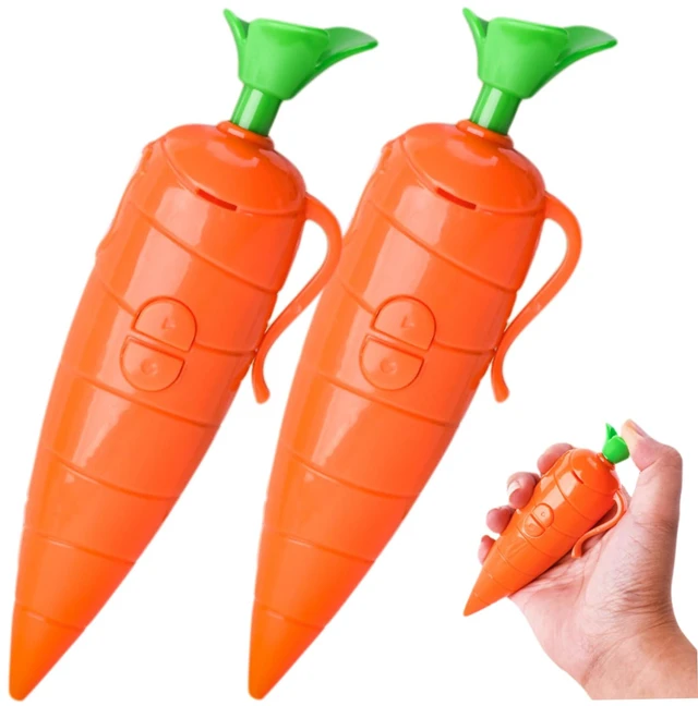 Main image of 2Pcs Carrot Pen, Cute 60-Second Voice Recorder for Kids, Smooth-Writing Ballpoint Pen - Fun & Creative Gifts for Kids, Students, Teachers