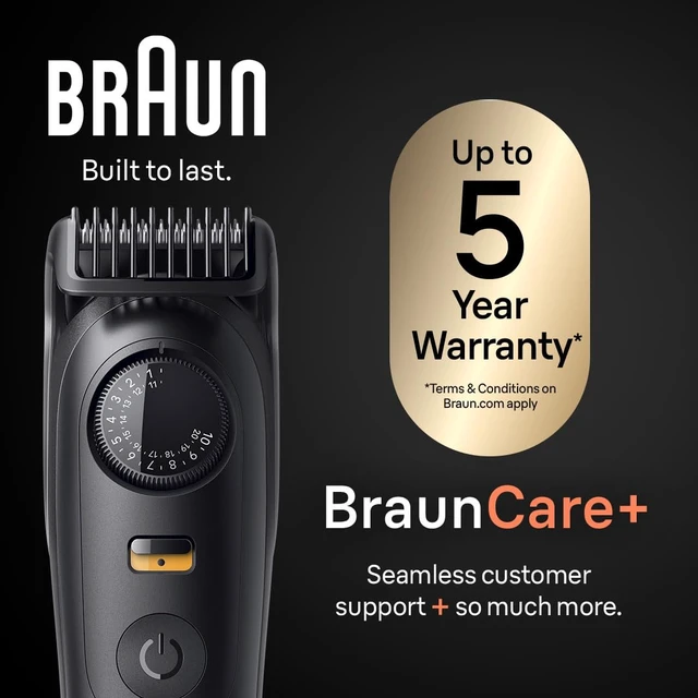 Alt view image 6 of 7 - All-in-One Series 7 Men's Electric Beard Trimmer, Hair Clipper, Shaver & Razor for Face, Hair & Body, All-in-One AIO 7535 with Gillette ProGlide Razor, Cordless