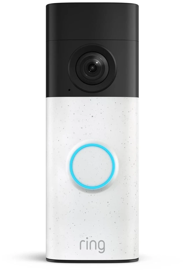 Main image of Battery Doorbell 2K (newest model), Retinal 2K with wide-angle video, up to 6x Enhanced Zoom, Two-Way Talk, and Built-In Battery, Speckled White