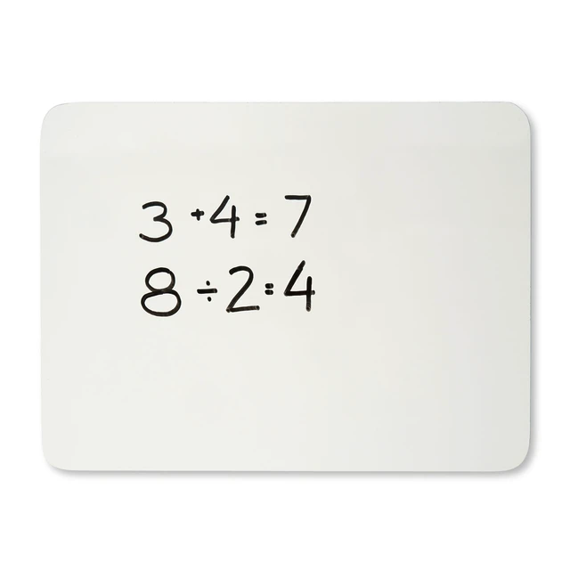 Alt view image 3 of 5 - Dry Erase Board, Two Sided, Lined/Plain, 9" x 12" (35120)