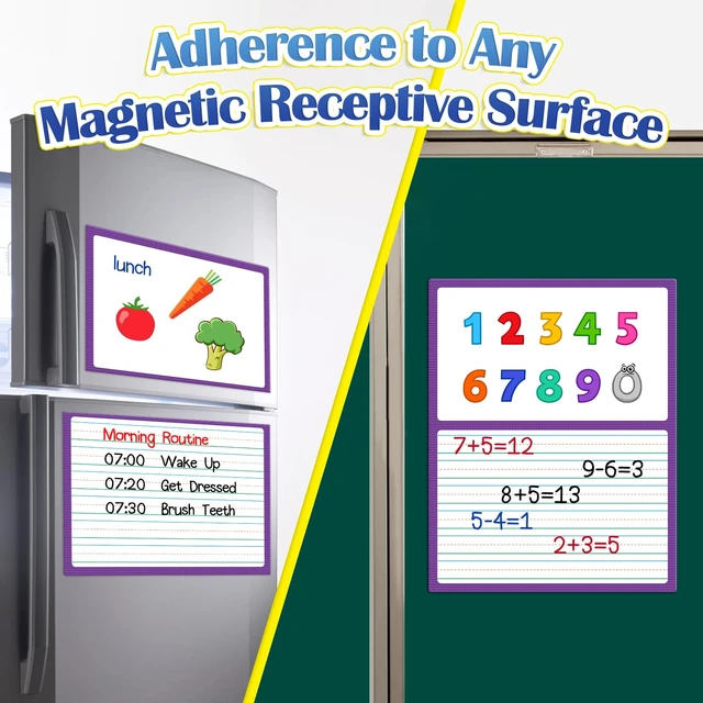 Alt view image 7 of 7 - Giant Magnetic Draw & Write Paper,Dry Erase Handwriting Lined for Classroom Whiteboard Accessories, Writing Chart Paper Teacher Must Have Homeschool Teaching Supplies,Teacher Essential