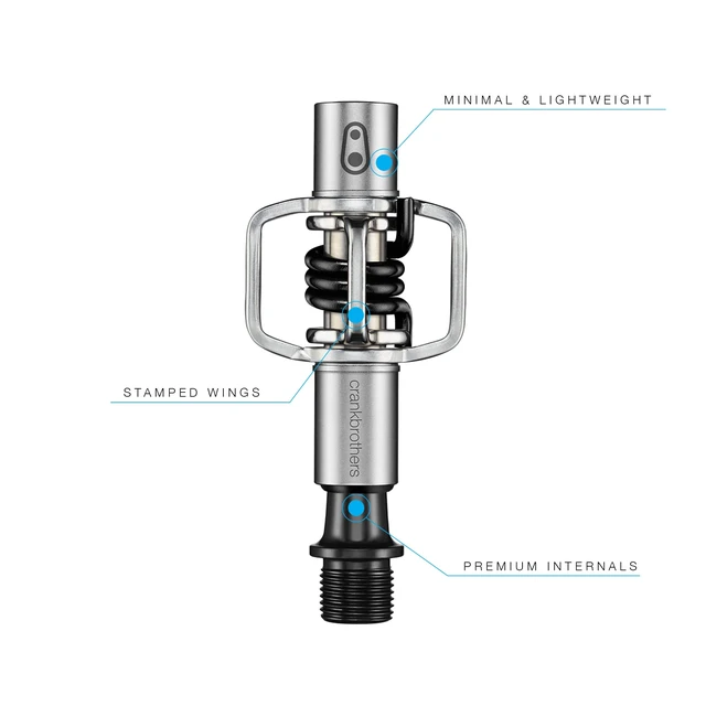 Alt view image 3 of 5 - MTB Pedals Eggbeater 1 Black | Spring