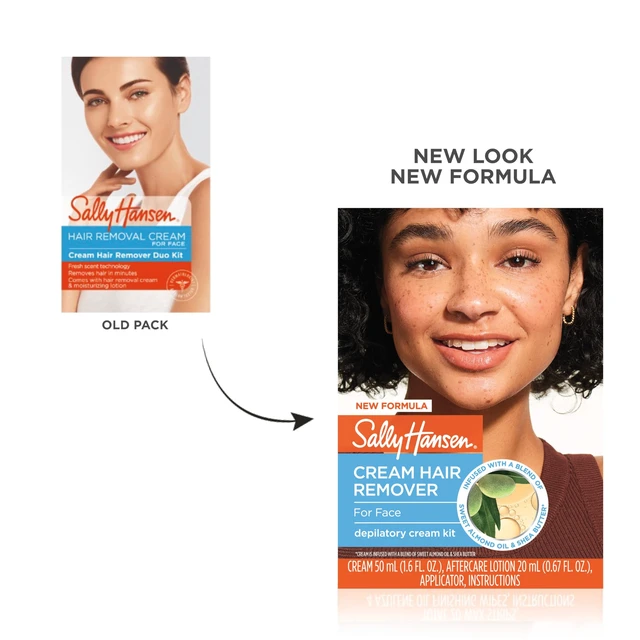 Alt view image 4 of 4 - Hair Remover for Face | Cream Depilatory + Aftercare Lotion | Sweet Almond & Shea Butter Infused