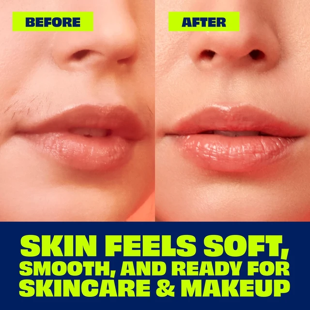 Alt view image 5 of 7 - Prep & Smooth Face Exfoliating Hair Removal Cream for Women, 1.76 Oz | Dermatologist-Tested, Hyaluronic Acid, Watermelon Extract, Face Fuzz Removal, Upper Lip, Chin & Cheek Hair Removal