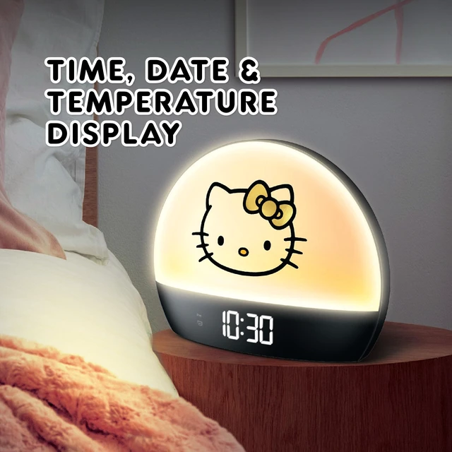 Alt view image 3 of 7 - Sunrise Alarm Clock - Multicolor Lights, USB Charging, LED Display, and Snooze Function