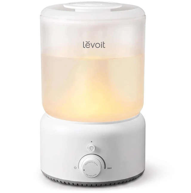 Main image of Humidifiers for Bedroom 3.2L for Large Room, Dishwasher Safe | Easy & Top Fill, 23dB, 26H Runtime, Cool Mist for Baby, Plants, Blue Light-Safe, Essential Oil Diffuser, Neoclassic 350