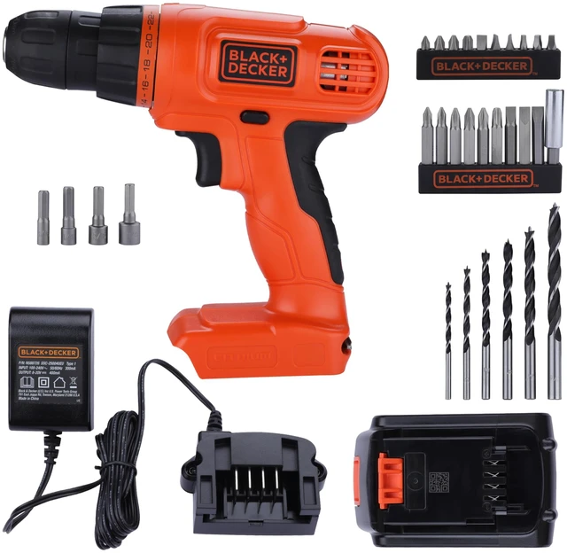 Main image of 20V MAX POWERCONNECT Power Drill Cordless Drill Driver Electric Screwdriver with 30 Piece Bit Set and Drivers Kit, Battery and Charger Included (LD120VA)