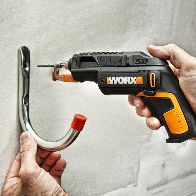 Alt view image 5 of 5 - WORX Cordless Screwdriver, 4V 6-Bit Set with Screw Holder, WX255L.5 | Rapid-Reload Cartridge for Fast Changes, One-Handed Screw Holder, Rechargeable Battery, LED Light and USB Type-C Charger