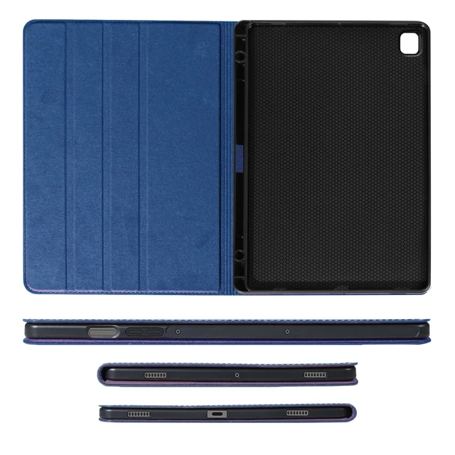 Alt view image 5 of 7 - Leather Case for Samsung Galaxy Tab S8/S9/S10 Ultra 14.6" 2023/2025 | Genuine Leather Folio Cover Fits SM-X920/X918U/X906C,S Pen Holder,Auto Wake/Sleep,Smart Protective Case,Shockproof Drop-Proof