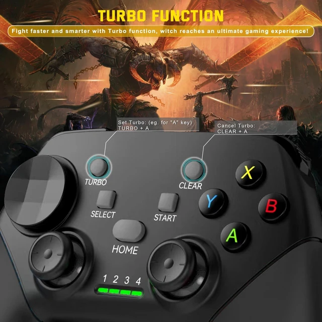 Alt view image 5 of 7 - Wireless Mobile Gaming Controller for iPhone, Android, iPad, Tablet, PC, Phone Controller with Phone Clip Supports Cloud Game, COD Mobile, Genshin Immpact, Remote Player Gamepad