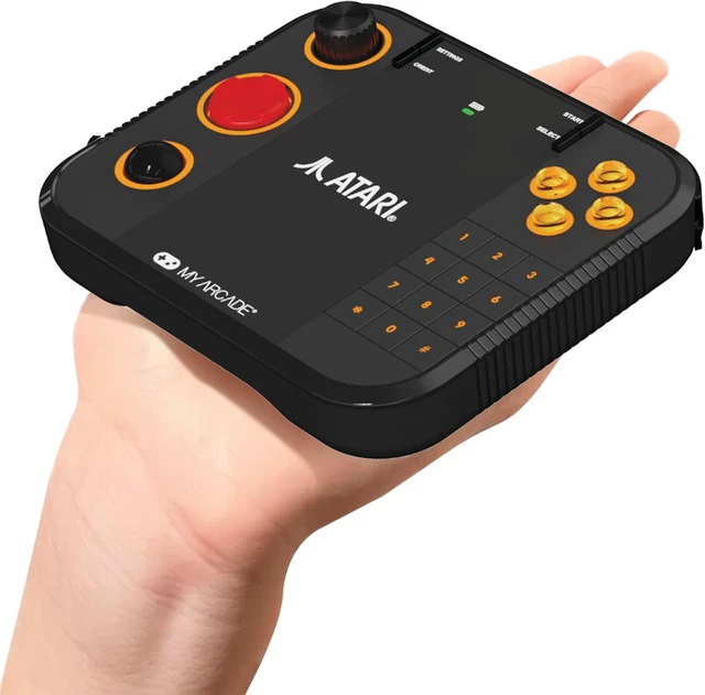Alt view image 2 of 2 - Gamestation Retro Gamepad: Wireless Controller for Gamestation Go | Atari Gamestation Mega, Rechargeable Battery, Wireless, Premium