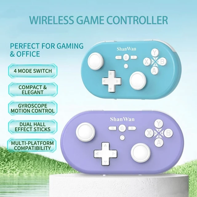 Alt view image 2 of 5 - Portable Wireless Bluetooth Game Controller, Supports Keyboard, Mouse & Drawing Control, Custom Button Mapping for Android, Compatible with Switch 2, PC, PS, iPhone, iPad and Android Tablets