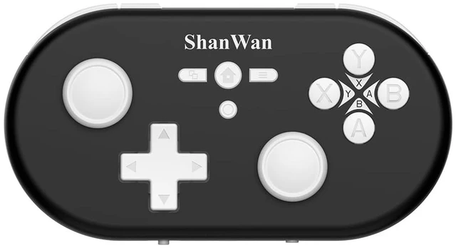 Main image of Wireless Mini Controller for Switch, PC, iOS, Android, Supports Keyboard Mode for iPad Procreate (Black)