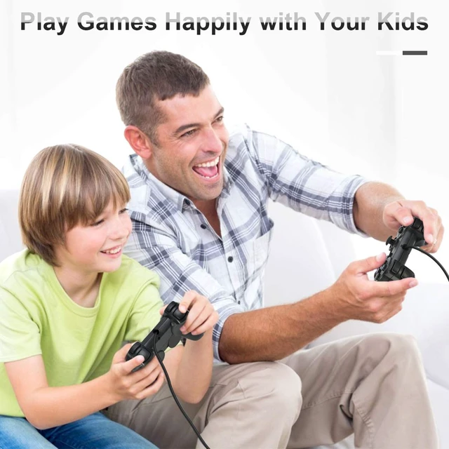 Alt view image 7 of 7 - Wired Controller for PS-2 Console, Dual Vibration Gamepad 71 In Cable | 360° Precision Joystick, Ergonomic Grip, Stable Connection, Responsive Remote Controls PS-2 Accessories