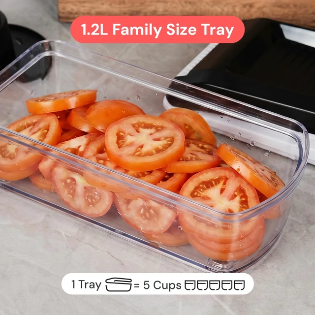 Alt view image 6 of 7 - Pro Core Vegetable Chopper & Mandoline Slicer, 6-in-1 Kitchen Tool | Multi-Blade Veggie Slicer, 5-Cup Container Food Chopper, Julienne Grater Dicer, Dishwasher Safe Kitchen Gadgets & Essentials