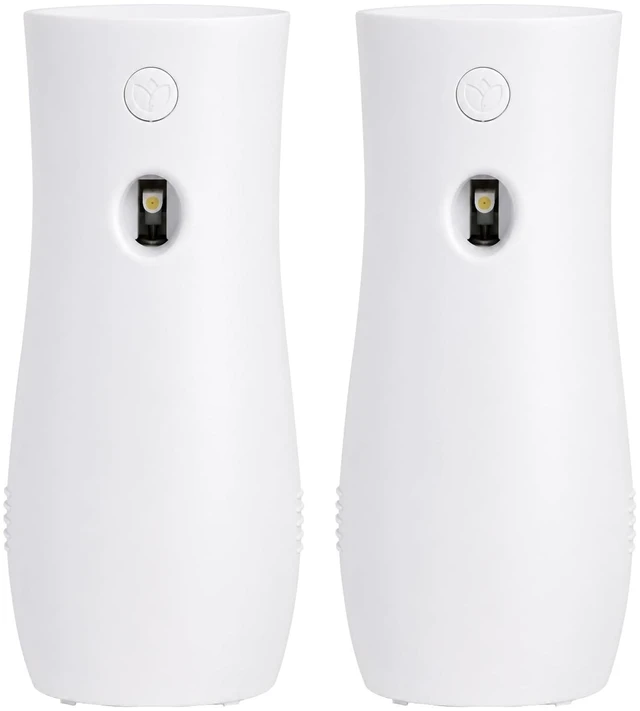 Main image of Automatic Air Freshener Spray Dispensers 2-Pack, Battery Operated Aerosol Sprayer, Wall Mounted & Freestanding, 3 Auto Scent Release Time Settings for Home and Commercial Place, White