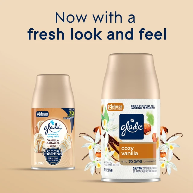 Alt view image 2 of 7 - Automatic Spray Refill, Air Freshener for Home and Bathroom, Vanilla Caramel Twist, 6.2 Oz