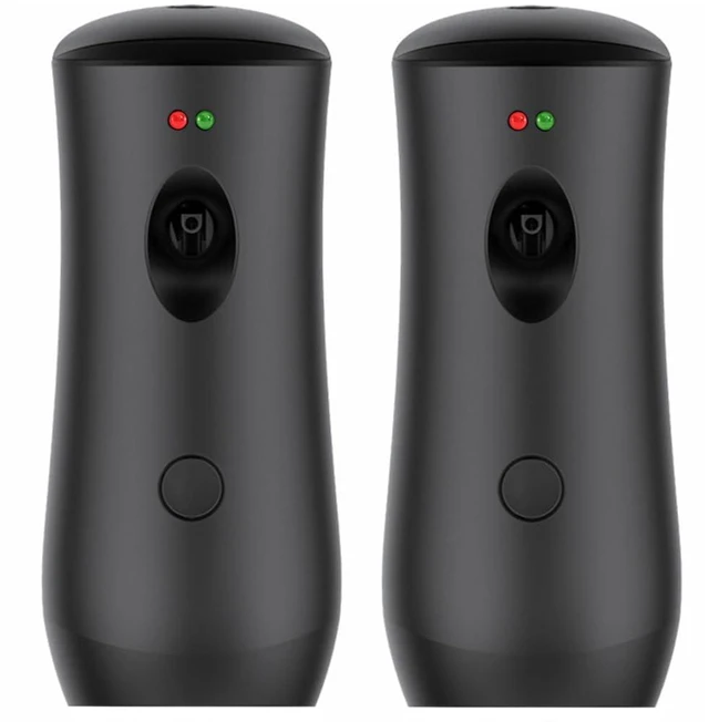 Main image of Automatic Air Freshener Spray Dispenser (2-Pack) Black Wall Mounted or Free Standing Battery Operated Sprayer for Home or Commercial Use, 3 Auto Scent Release Time Settings for Room/Bathroom Freshness