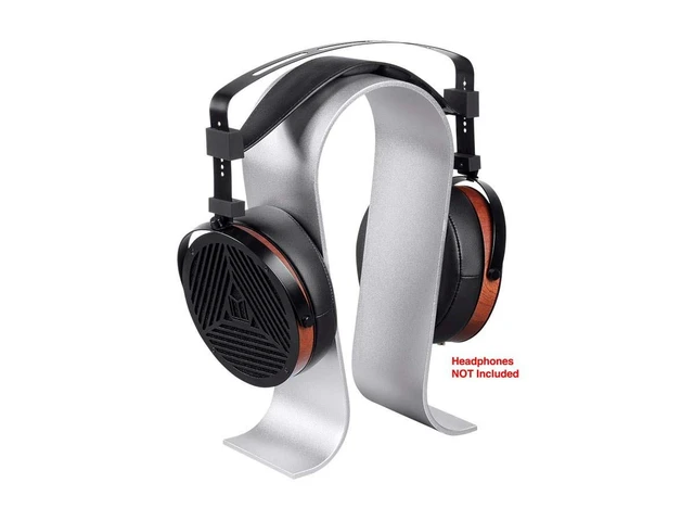 Alt view image 2 of 5 - Headphone Stand - Silver, Full Aluminum Construction, Solid and Stable, Fits Most Headphones