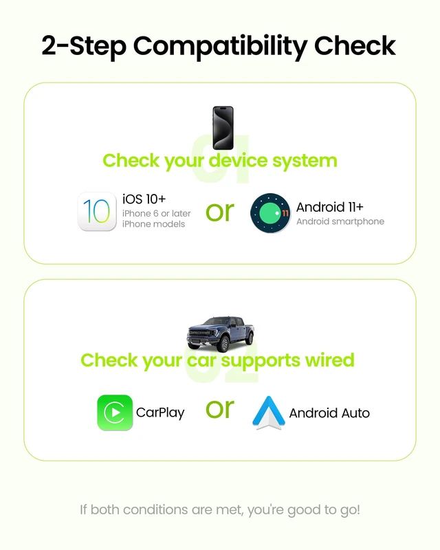 Alt view image 7 of 7 - Wireless CarPlay Adapter for Apple Carplay& Android Auto,Convert Wired to Wireless with One Click Multi Device Switch, Fast Auto Connection, Support iOS 10+/Android 11+, OTA Upgrade