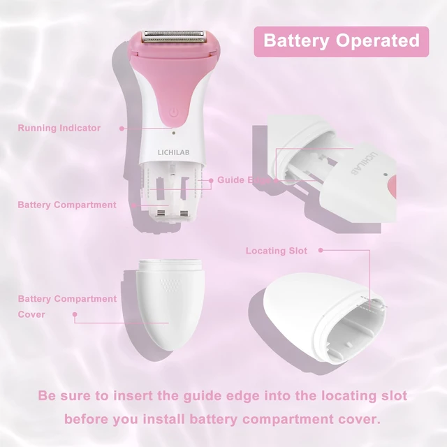 Alt view image 3 of 6 - Painless Women's Electric Razor & Bikini Trimmer - Waterproof Cordless Foil Shaver for Body,Legs,Underarms & Bikini Line,Wet/Dry TikTok Viral Hair Removal,Peach/ygv6