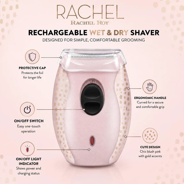Alt view image 6 of 7 - Wet & Dry Shaver for Women, Rechargeable 3-in-1 Foil Razor | Rechargeable Waterproof Women's Shaver with 3-in-1 Blade