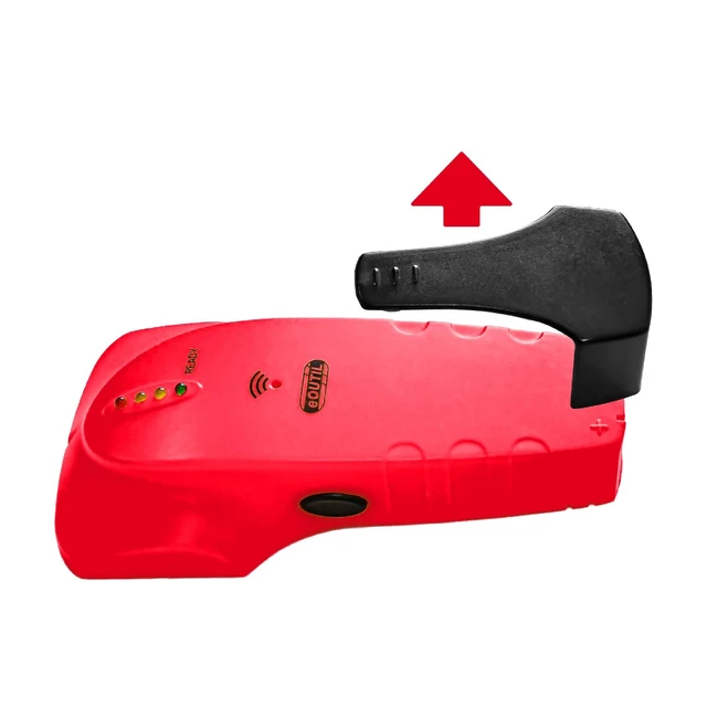 Alt view image 5 of 7 - Stud Finder Wall Scanner Wood and Metal Detector Sensor for 3/4 inch Thickness Wall (Red)