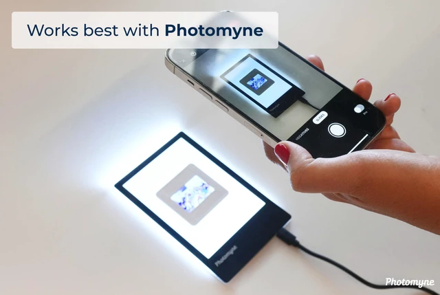 Alt view image 3 of 6 - A7 Mini Light Pad Slide & Film Negative Scanning Viewer | Big Clarity. Compact Size