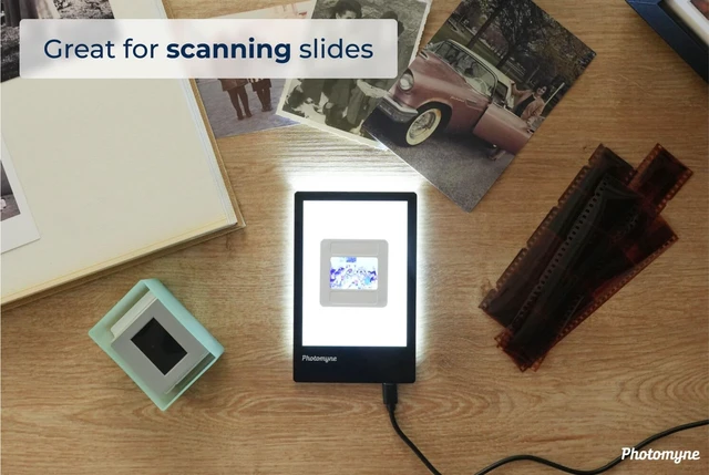 Alt view image 5 of 6 - A7 Mini Light Pad Slide & Film Negative Scanning Viewer | Big Clarity. Compact Size