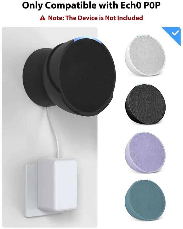 Alt view image 6 of 7 - Pop Wall Mount | Two Ways to Install Save Up Space Cable Storage | Five-Angle Adjustable Never-Falling Screws Install or with 3M Tape Simply Use Not Block Sound Come with Screwdriver
