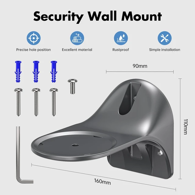 Alt view image 2 of 7 - Aluminum Wall Mount Stand with Cable Hider for Studio 2025 Black | Fits Latest Studio 2025, Heavy-Duty Aluminum, Wall & Desk Mount, Built-In Cable Hider, Ideal For Home Theater & Living Room