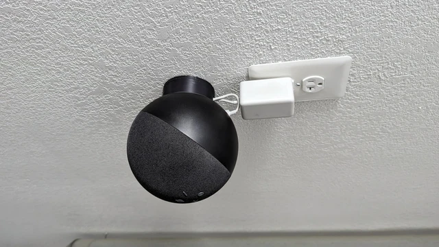 Alt view image 2 of 7 - Ceiling Mount Kit for Echo® 4th Gen Ceiling Adapter for Alexa Smart Speaker