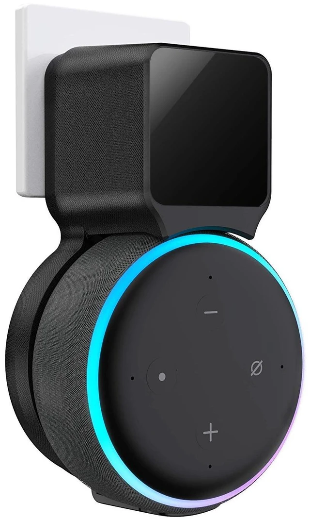 Main image of Echo Dot Wall Mount Holder, Echo Dot Mount 3rd Generation Compatible with HomePod Mini, Clever Echo Dot Accessories with Built-in Cable Management Hide Messy Wires
