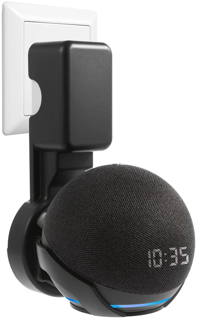 Main image of Wall Mount Holder for Echo Dot 4th/5th Generation(1 Pack, Black)