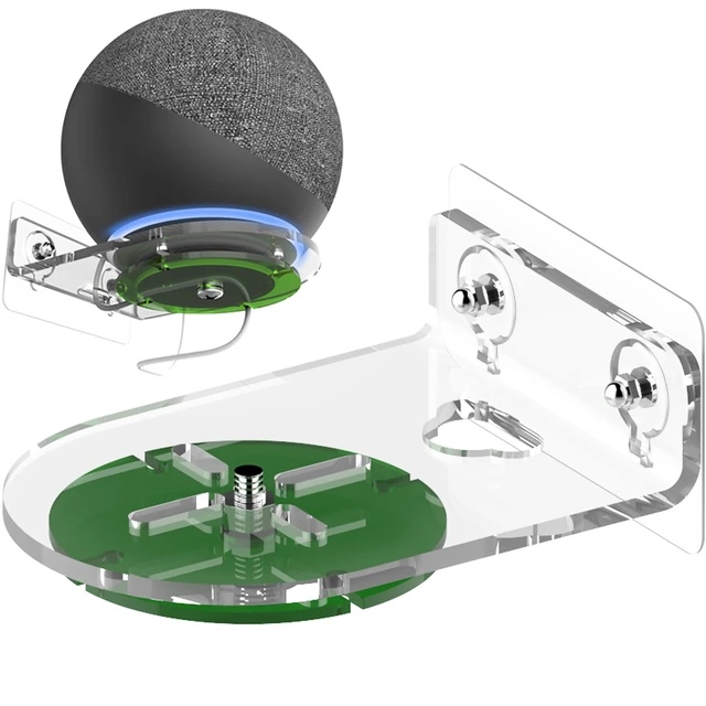 Alt view image 2 of 7 - Compatible for 2025 New Echo Studio,Echo 4th Gen Shelf Wall Moun Stand,Built-in Cable Management, Compatible for sonos era100